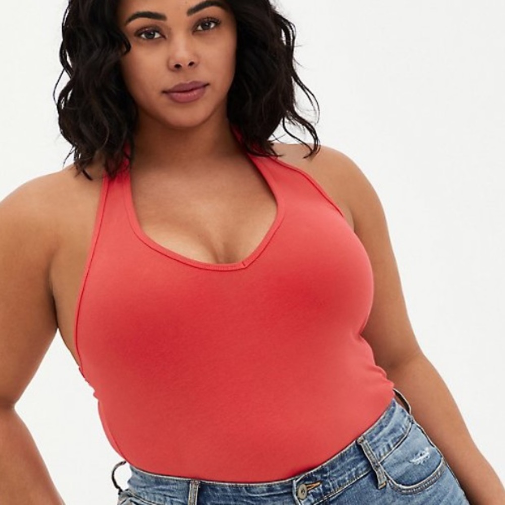 Torrid Coral Halter Top
